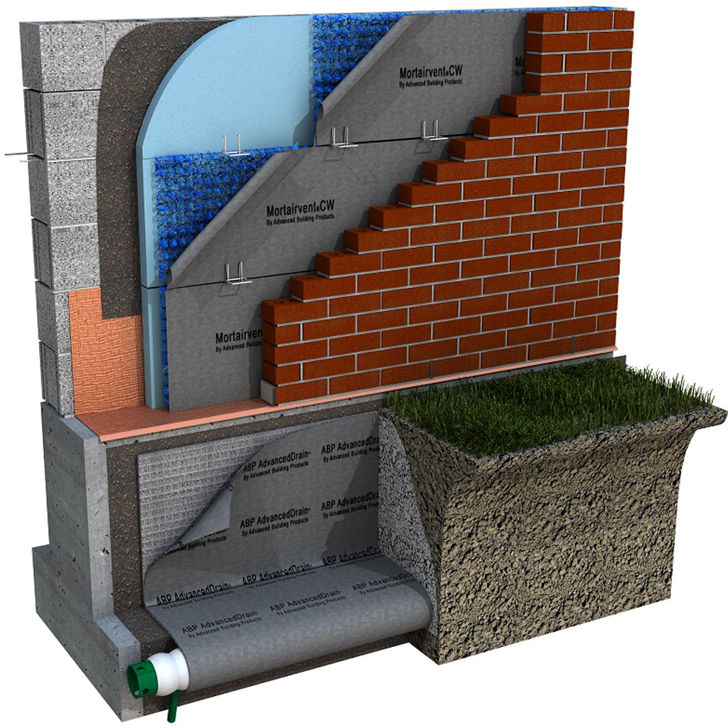 ABP AdvancedDrain® Drainage Mat Illustration