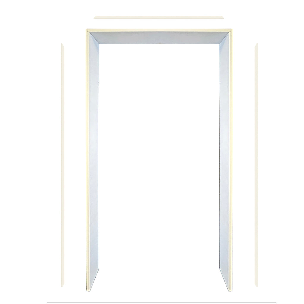 Jamb Kit Pine Wood with Two Jambs, One Header and Three Door Stops