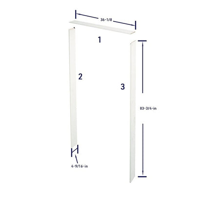 Jamb Kit Pine Wood with Two Jambs, One Header and Three Door Stops