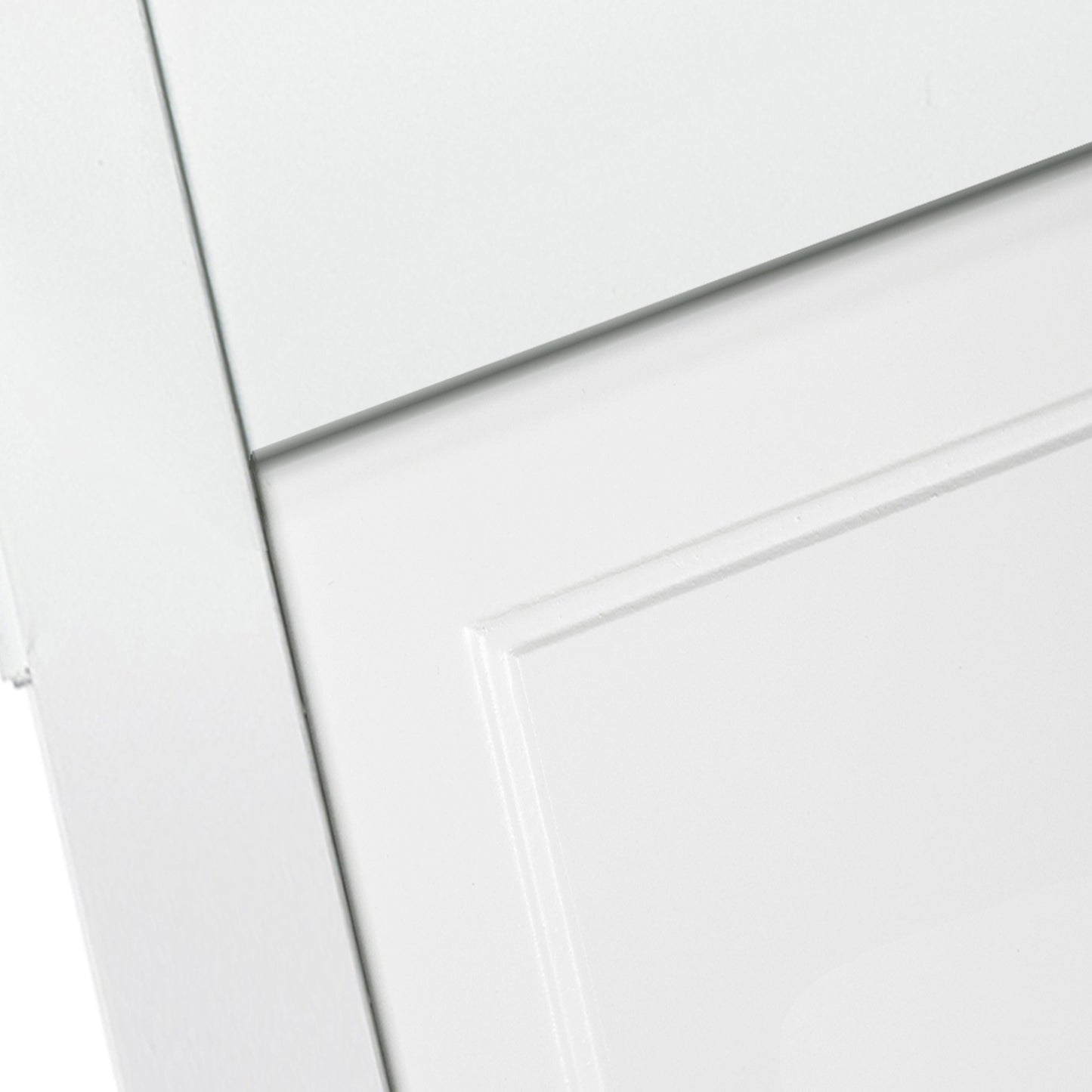 Plantation Louver Panel Solid Core White Wood Bi-fold Door