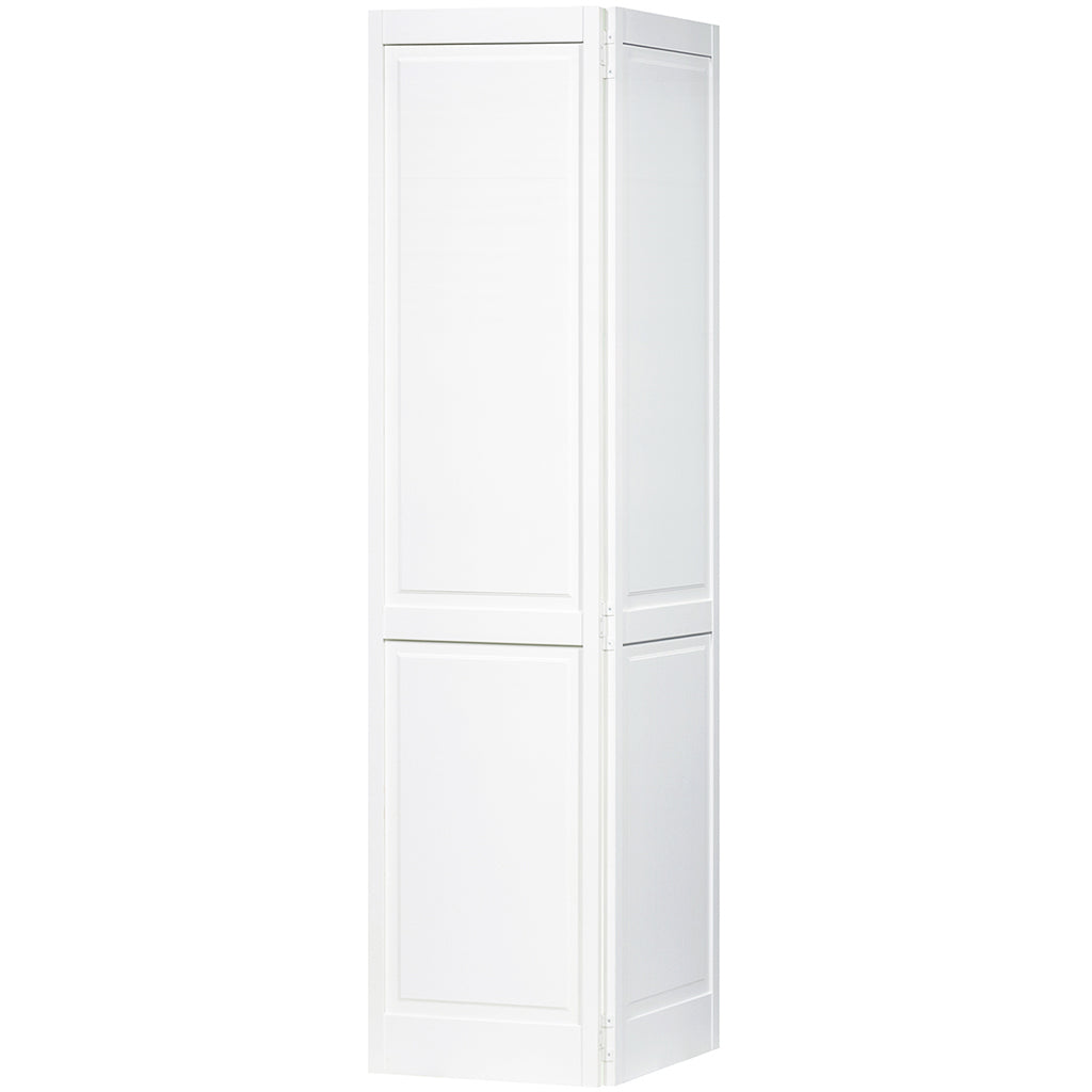 Traditional 4 Panel White Solid Pine Core Bi-fold Door