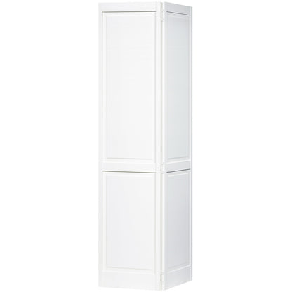 Traditional 4 Panel White Solid Pine Core Bi-fold Door