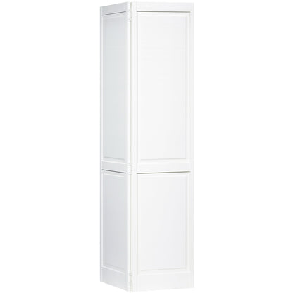 Traditional 4 Panel White Solid Pine Core Bi-fold Door