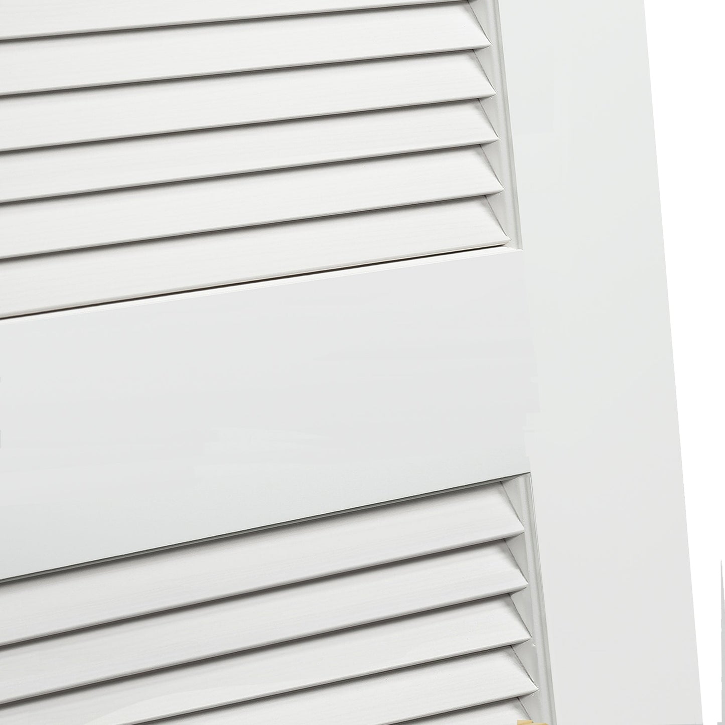 Traditional Louver Louver Solid Core White Interior Door Slab