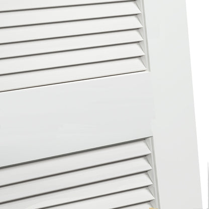Traditional Louver Louver Solid Core White Interior Door Slab