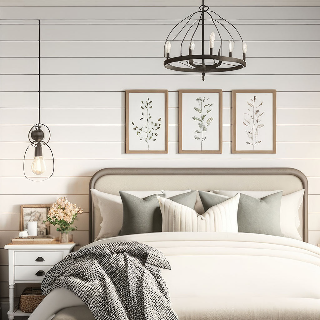 Nickel Gap White Shiplap Boards 9/16 in. x 7 ft.