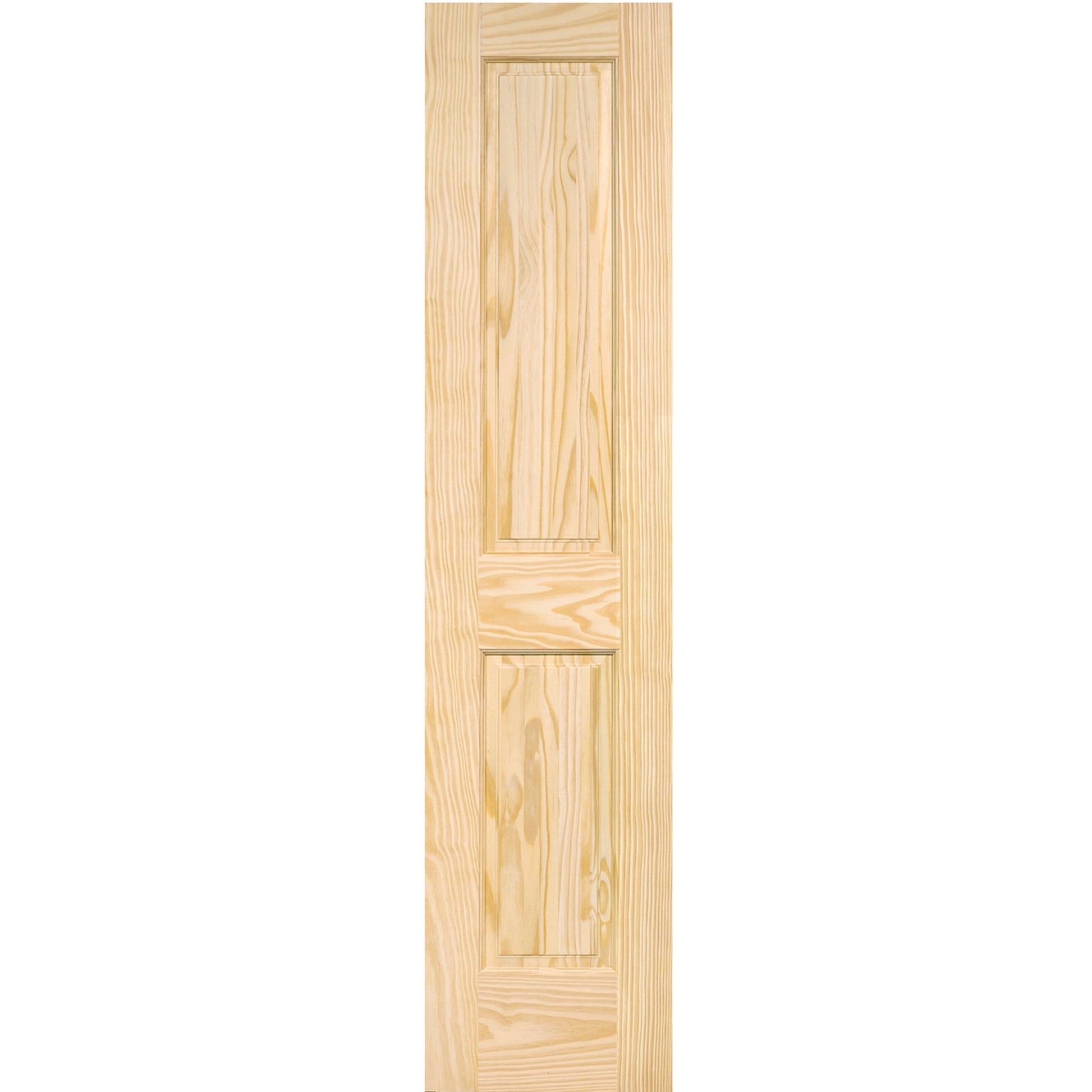 2-Panel Colonial Solid Pine Unfinished Interior Door Slab