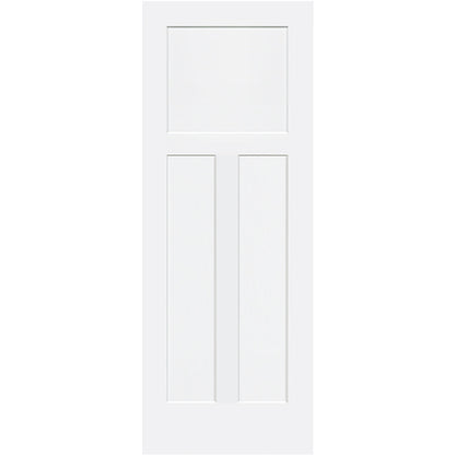 Shaker 1+2 Panel Solid Core White Interior Door Slab