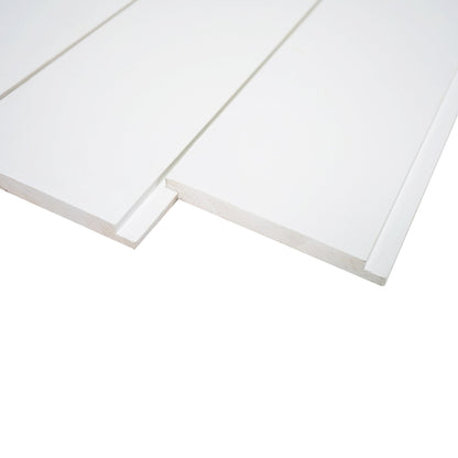 Nickel Gap White Shiplap Boards 9/16 in. x 7 ft.