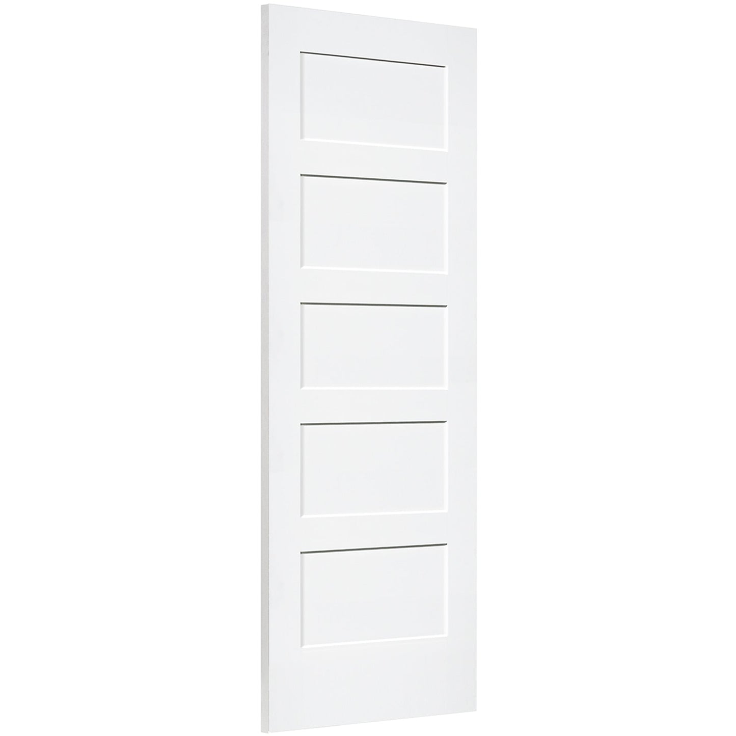 Shaker 5 Panel Solid Core White Interior Door Slab