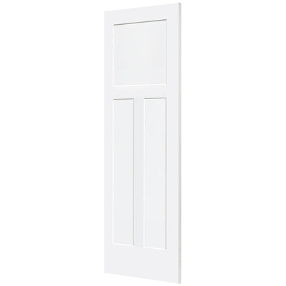 Shaker 1+2 Panel Solid Core White Interior Door Slab