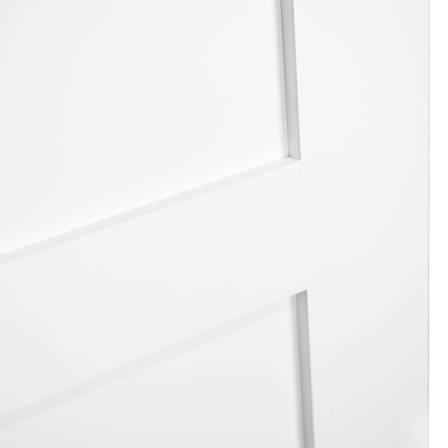 Shaker 1+2 Panel Solid Core White Interior Door Slab