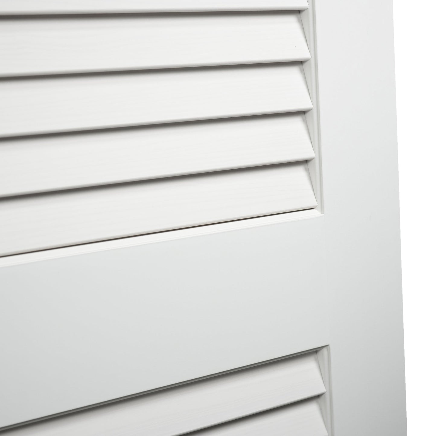 Plantation Louver Louver Solid Core White Interior Door Slab