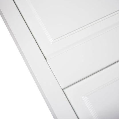 Traditional 6 Panel White Solid Pine Core Bi-fold Door