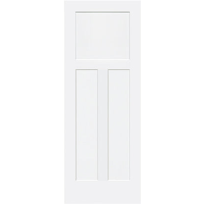 Shaker 1+2 Panel Solid Core White Interior Door Slab
