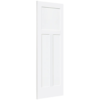 Shaker 1+2 Panel Solid Core White Interior Door Slab