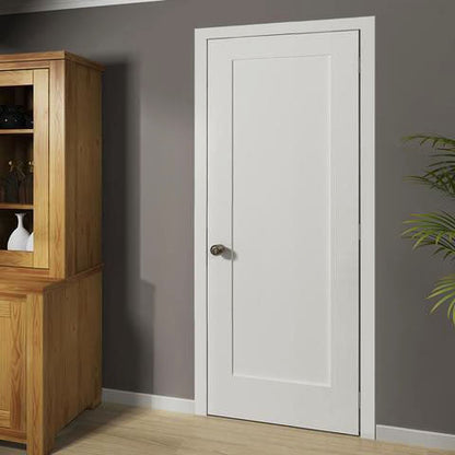 Shaker 1 Panel Solid Core White Interior Door Slab