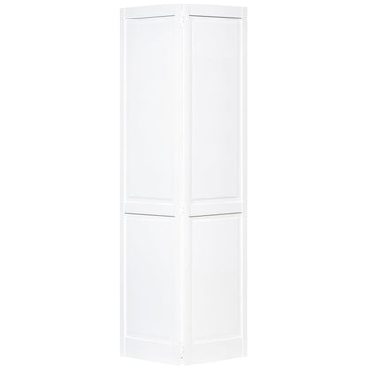 Traditional 4 Panel White Solid Pine Core Bi-fold Door