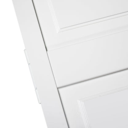 Traditional 4 Panel White Solid Pine Core Bi-fold Door