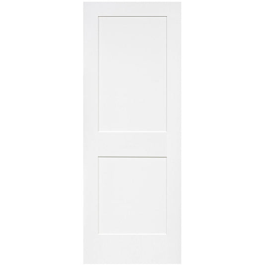 Shaker 2 Panel Solid Core White Interior Door Slab