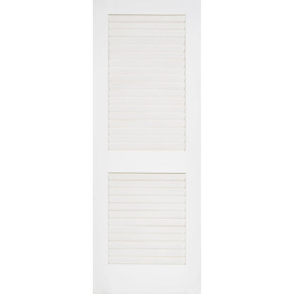 Plantation Louver Louver Solid Core White Interior Door Slab