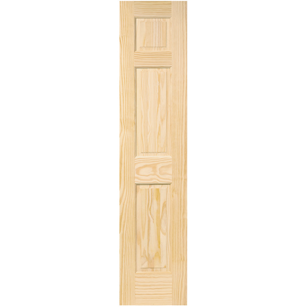 6-Panel Colonial Solid Pine Unfinished Interior Door Slab