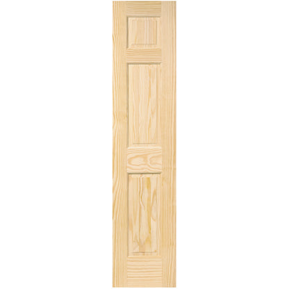 6-Panel Colonial Solid Pine Unfinished Interior Door Slab