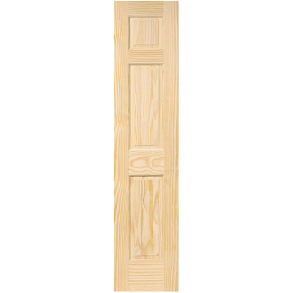 6-Panel Colonial Solid Pine Unfinished Interior Door Slab
